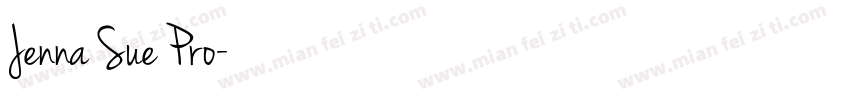 Jenna Sue Pro字体转换